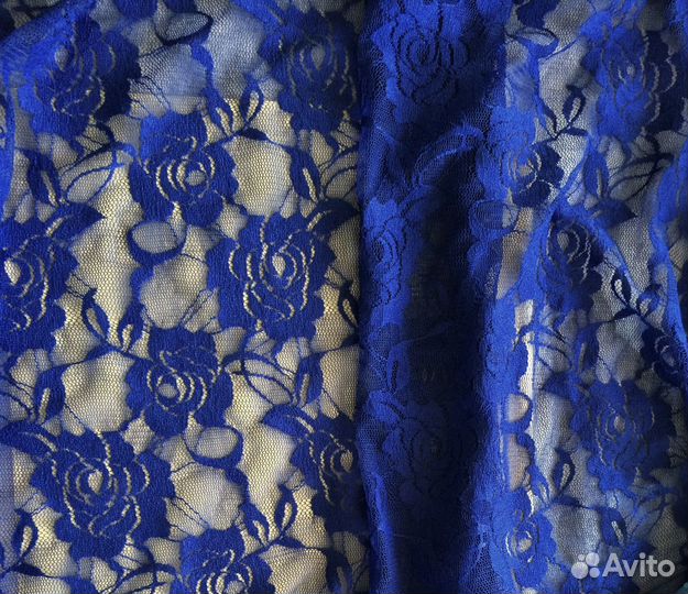 Ткань гипюр стрейч отрез 3,20м -№11, плательный