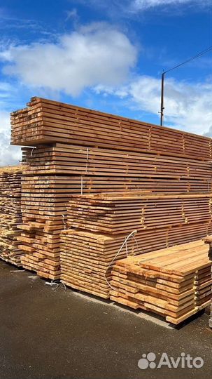 Доска обрезная 25x100x6M