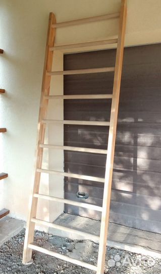 Шведская лестница деревянная