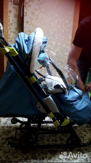 Санки коляска Ника 7-8 Премиум