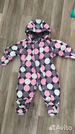 Зимний комбинезон crockid для девочки 62 68