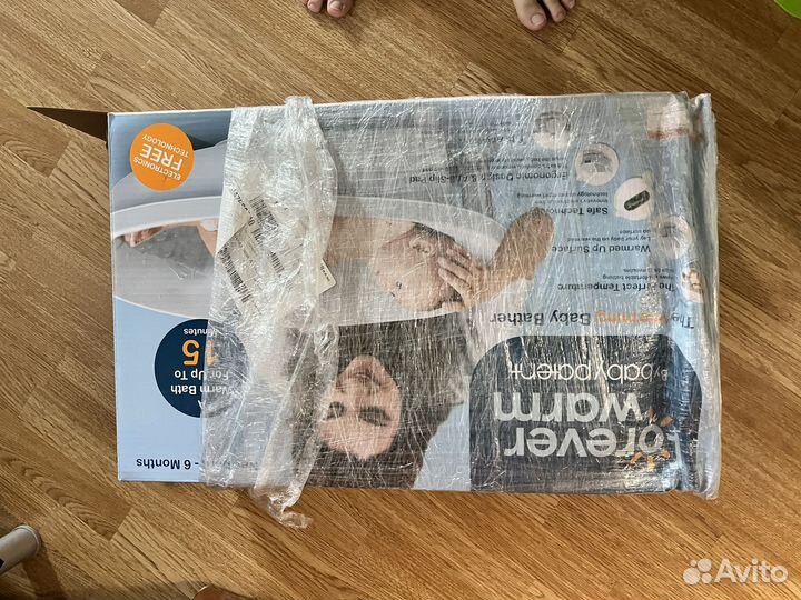 Ванночка для купания с подогревом воды и горкой