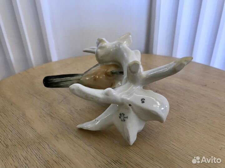 Фарфоровая статуэтка Хохлатая Синица Карл Энс