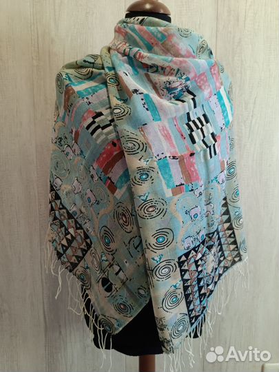 Шарф палантин натуральная шерсть Pashmina новые ра