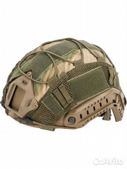 Чехол на тактический шлем цвет мох
