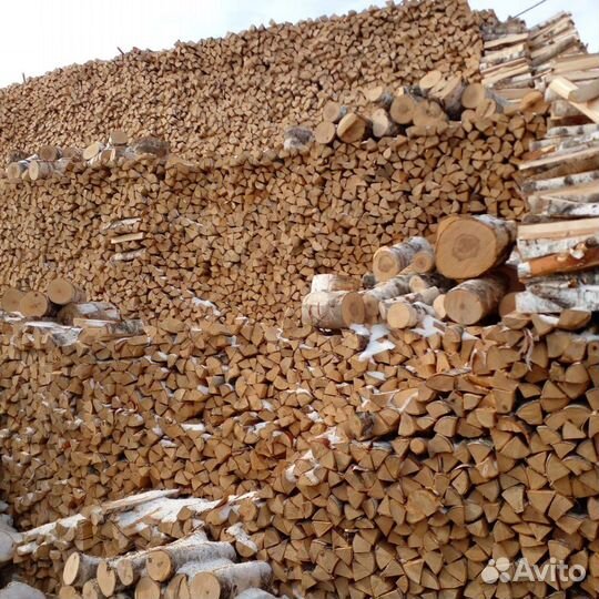 Дрова берёзовые пиленые, колотые