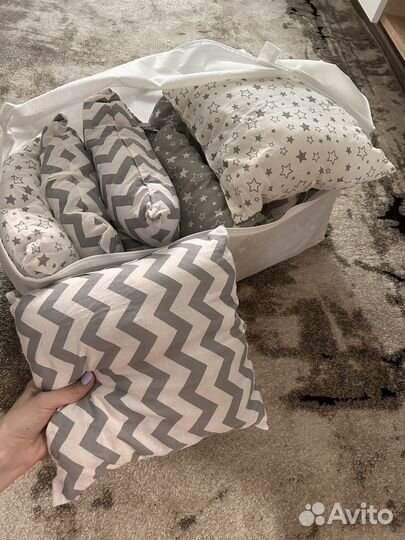 Бортики в детскую кроватку