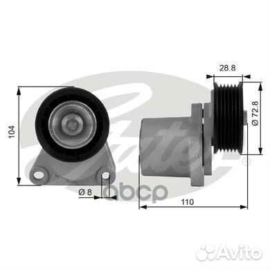 Натяжитель ремня навесного оборудования LCV T38