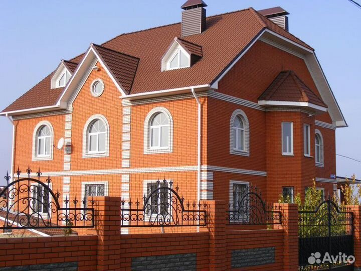 Кирпич облицовочный Воротынский персик