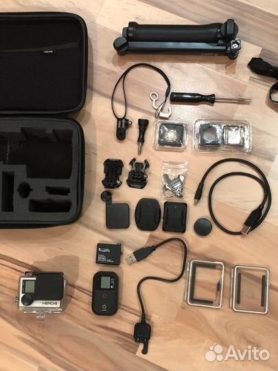 Камера GoPro Hero 4 silver edition + допы