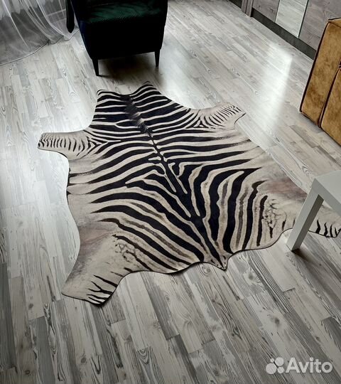 Шкура зебры декоративная