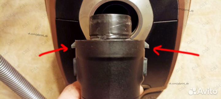 Защелки для шланга пылесоса Midea 2200w SS