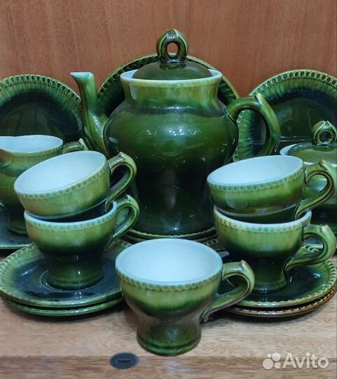 Чайный сервиз Зик СССР Новый + посуда