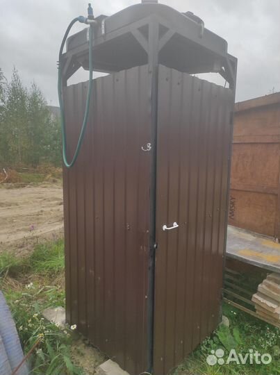 Летний душ для дачи с подогревом