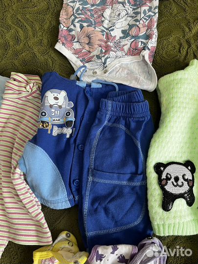 Пакет вещей для девочки 62 - 68