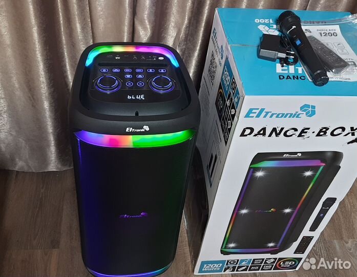 Большая мощная блютуз колонка 120 Вт