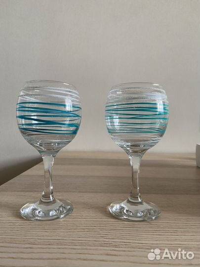 Набор хрустальных бокалов 6 штук