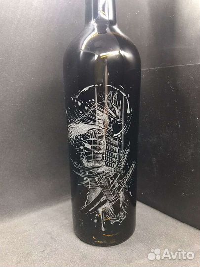Подарочная бутылка в футляре самурай