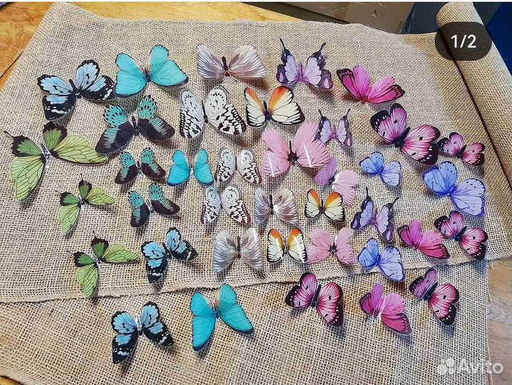 Бабочки из пвх