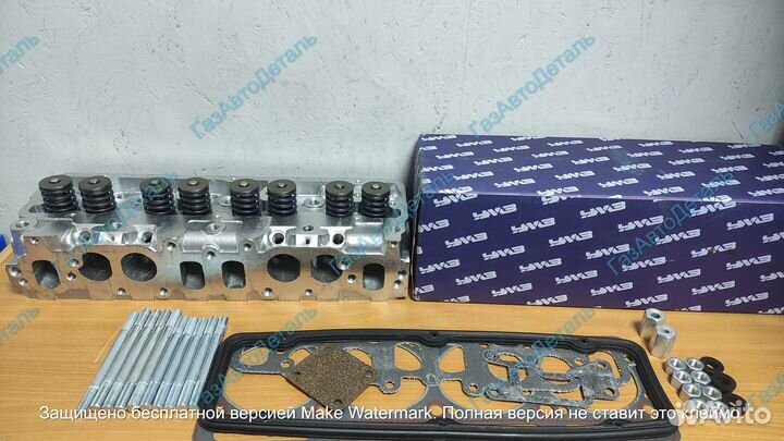 Головка блока цилиндров Газель в сб. с креп Оригин
