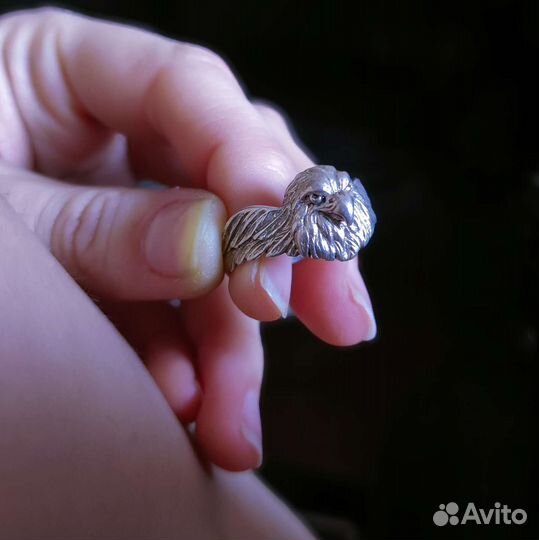 Серебряное кольцо мужское 