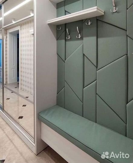 Мягкие стеновые панели в прихожую