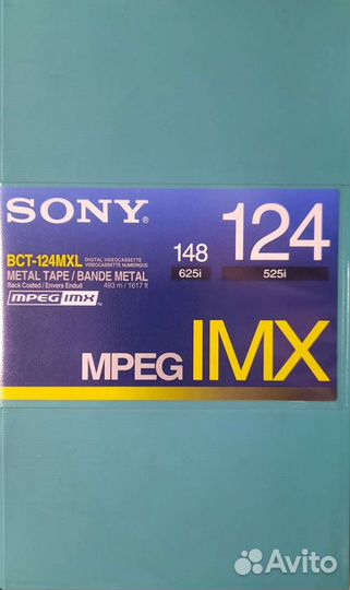 Кассета Sony betacam BTC-124MXL новая