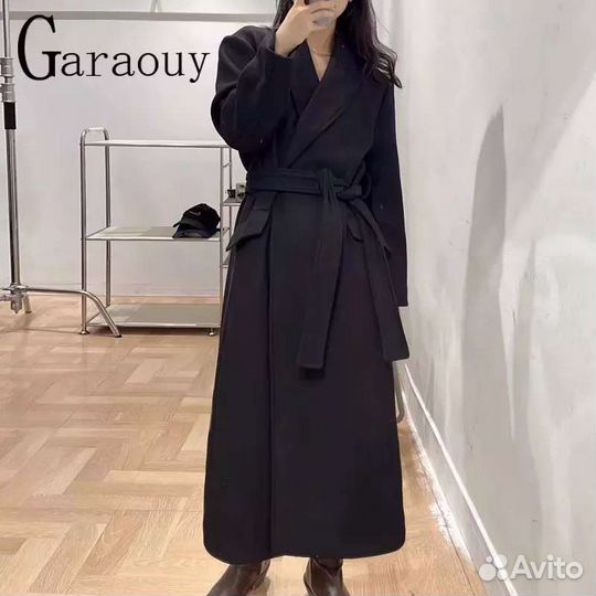 Пальто женское демисезонное черное
