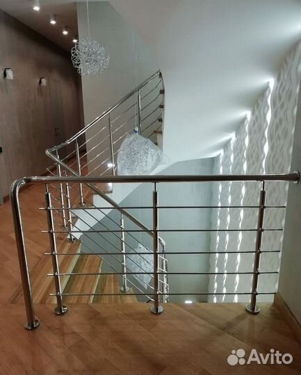 Пeрилa для лестниц / пopучни из нeржавейки