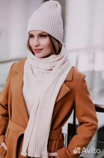 Комплект шапка, шарф