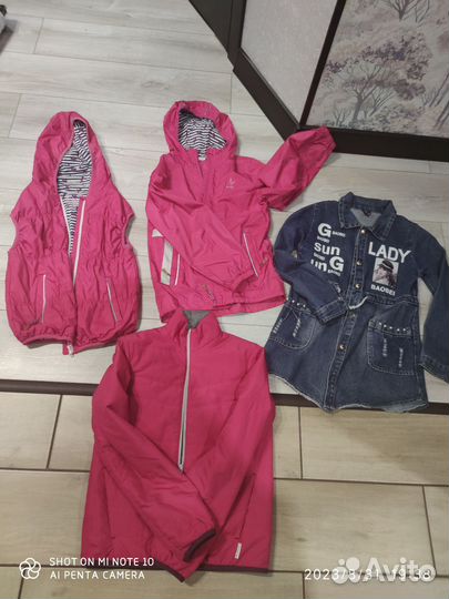 Детские вещи пакетом для девочки 134-140