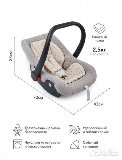 Детское автокресло от 0