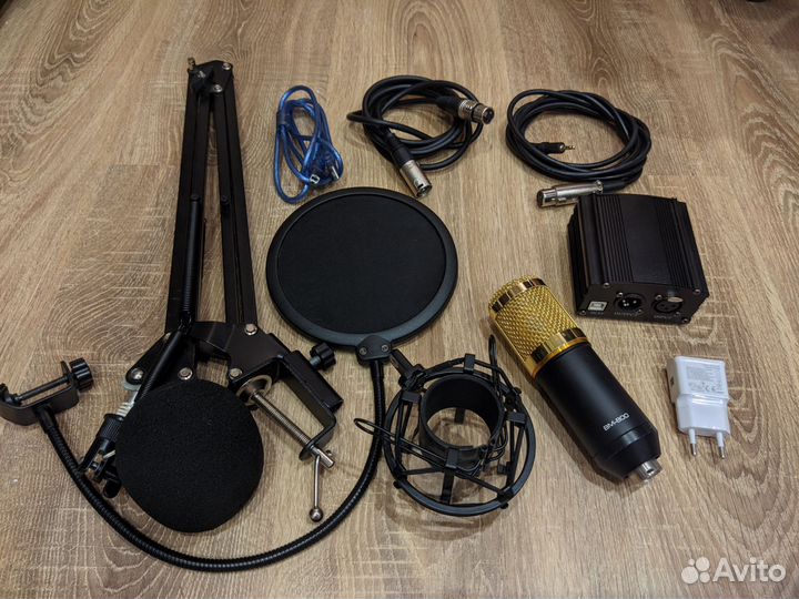 Микрофон BM-800 + фантомка