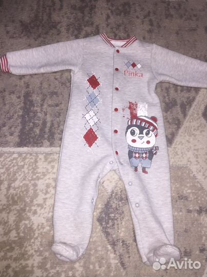 Комбинезоны плюшевые 62-68