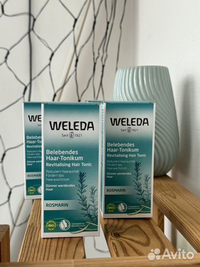 Тоник для волос weleda с розмарином