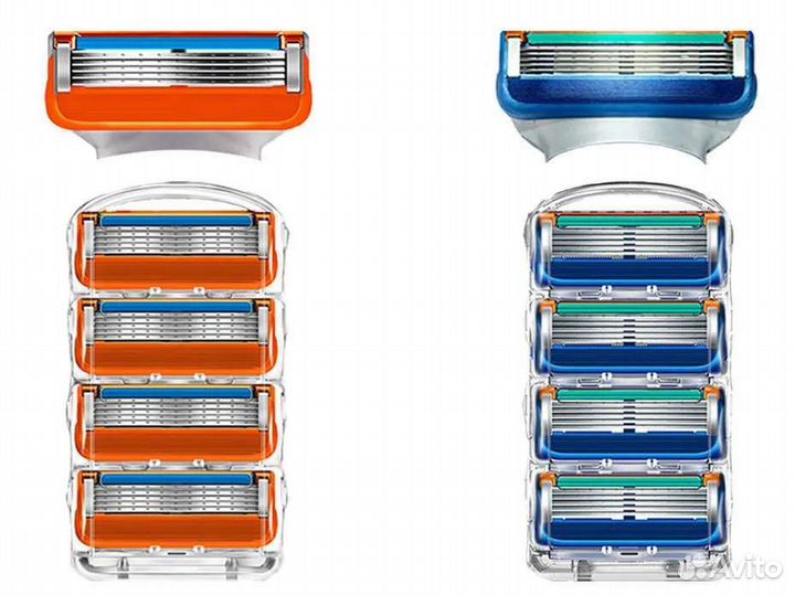 Кассеты для станков Джилет Фьюжн 5