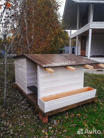 Утепленная собачья будка с доставкой / под заказ