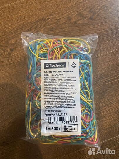 Канцелярские резинки