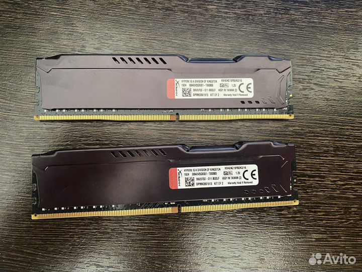 Оперативная память ddr4 HaperX fury 2х8gb