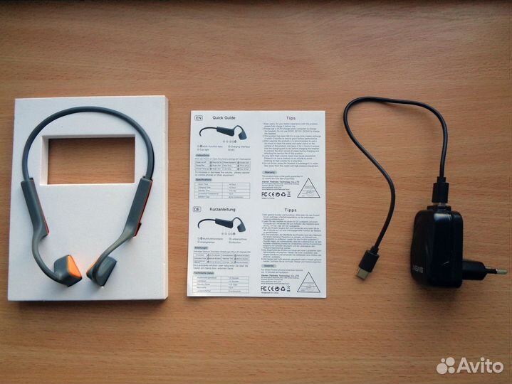 Беспроводные наушники Padmate S30 (+блок питания)