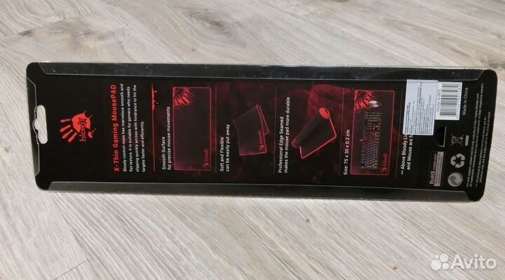 Игровой коврик A4Tech Bloody B-087S черный