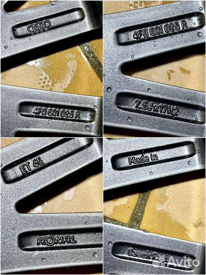 Диски Audi R17 Skoda + Goodyear 225/50 R17 зима