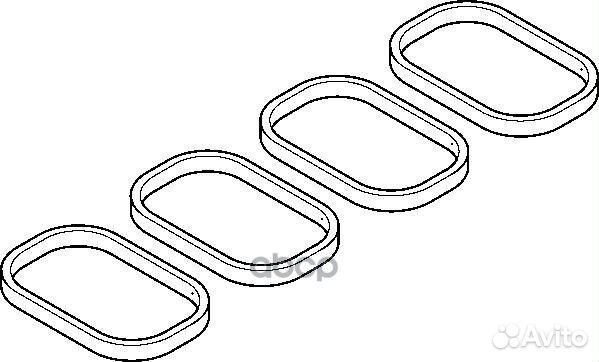 Прокладка коллектора двс (к-т) 008430 Elring