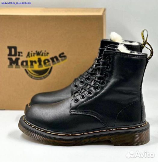 Ботинки Dr. Martens с мехом (Арт.27653)