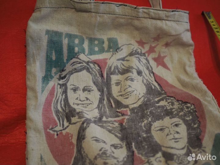 Сумка винтаж ссср,абба,пол макартни