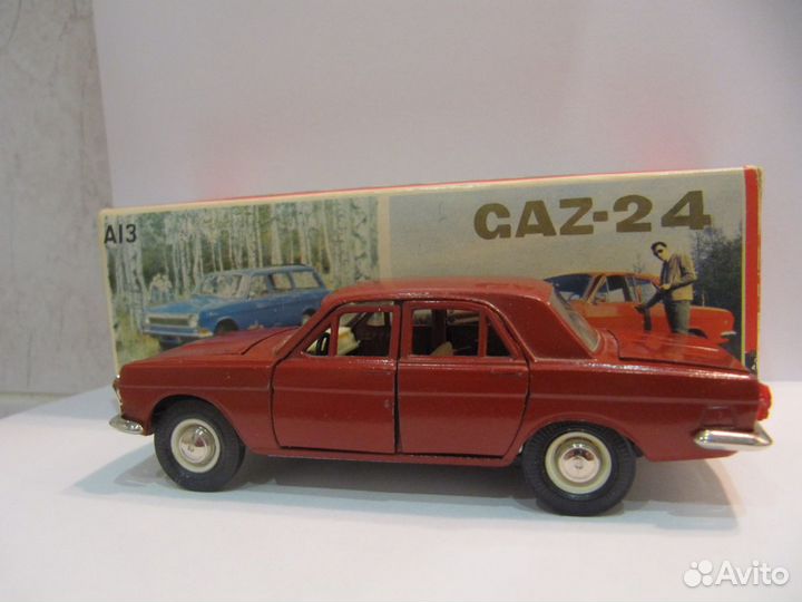 Волга газ 24 А14 Бордовый цвет