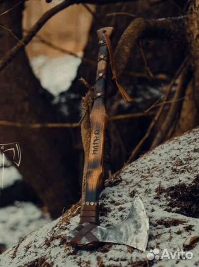 Кованый топор ручной работы Варяг