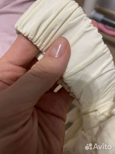 Бант на резинке для конверта на выписку