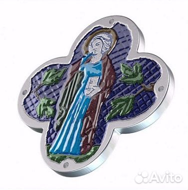 Монета Святой Иоанн в печали Ниуэ 2014 год серебро