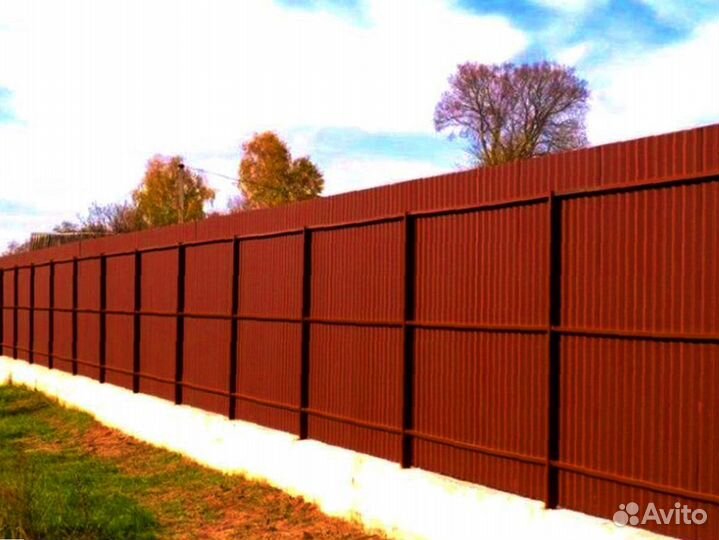 Забор из профлиста